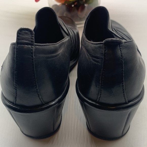 Dansko Black Leather Heeled Loafer Sz 8 /38. DAN0214A - Picture 5 of 12